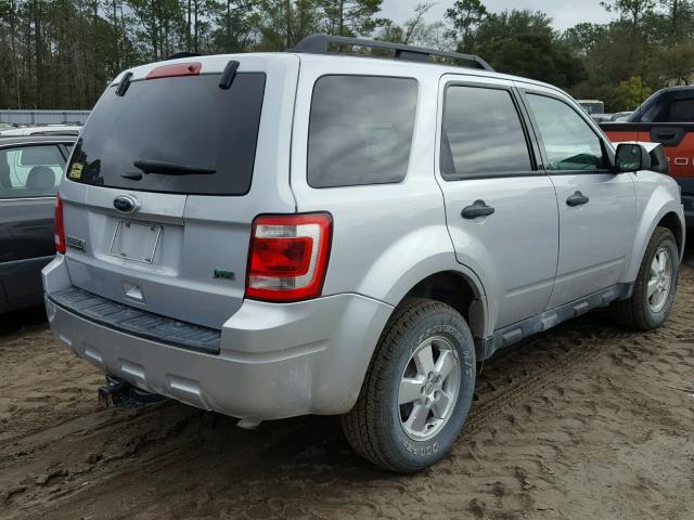 1FMCU0DGXCKC64436 - 2012 FORD ESCAPE XLT SILVER photo 4