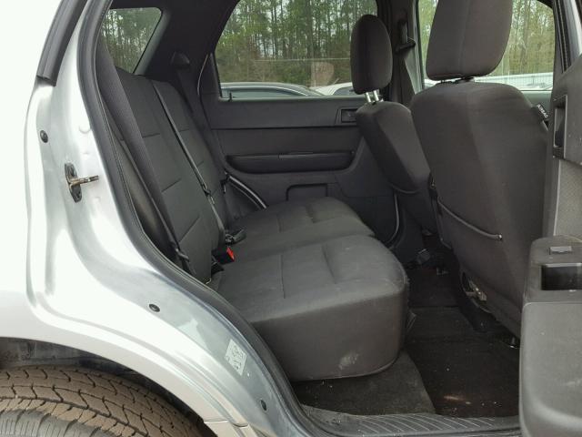 1FMCU0DGXCKC64436 - 2012 FORD ESCAPE XLT SILVER photo 6