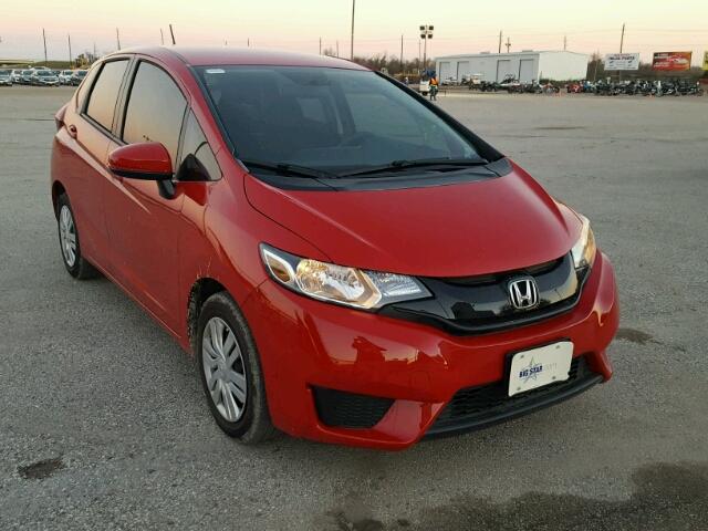 3HGGK5H51HM705115 - 2017 HONDA FIT LX RED photo 1