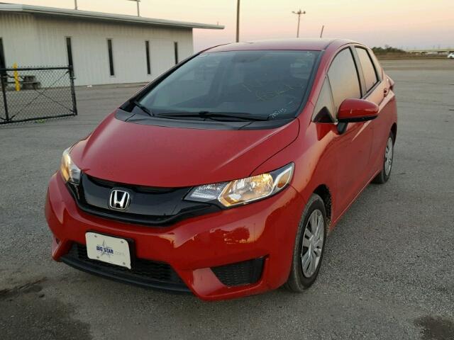 3HGGK5H51HM705115 - 2017 HONDA FIT LX RED photo 2