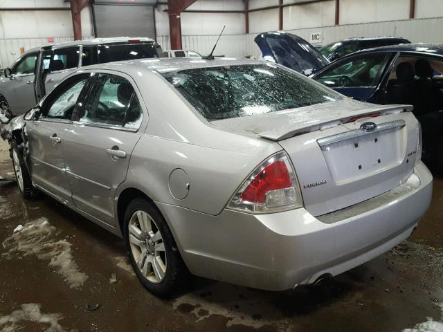 3FAHP08197R181126 - 2007 FORD FUSION SEL SILVER photo 3