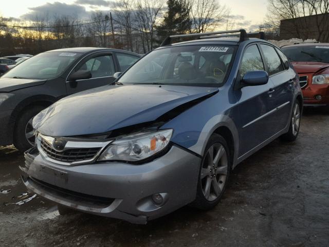 JF1GH63648H806260 - 2008 SUBARU IMPREZA OU BLUE photo 2