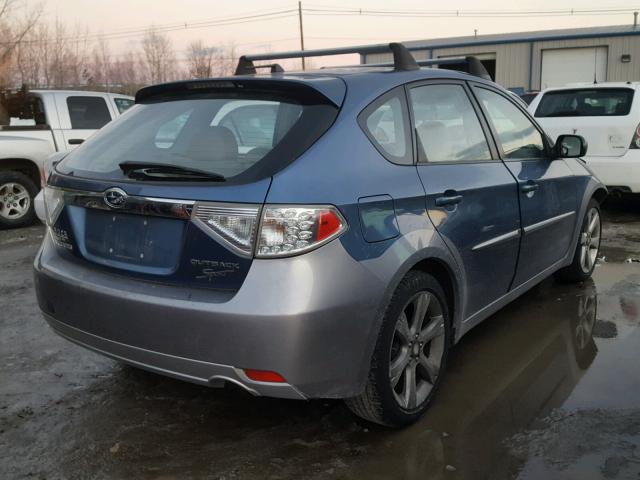 JF1GH63648H806260 - 2008 SUBARU IMPREZA OU BLUE photo 4