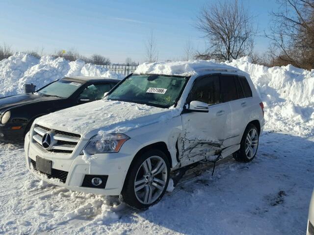 WDCGG8HB0AF513515 - 2010 MERCEDES-BENZ GLK 350 4M WHITE photo 2