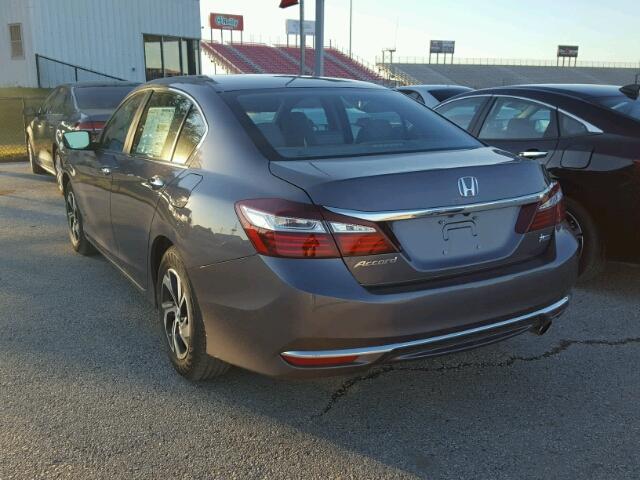 1HGCR2F37HA280054 - 2017 HONDA ACCORD LX GRAY photo 3