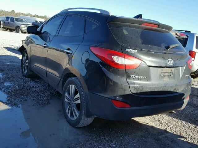 KM8JU3AG3EU858631 - 2014 HYUNDAI TUCSON GLS BLACK photo 3