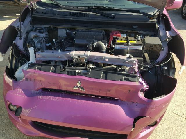 ML32A3HJ7FH041002 - 2015 MITSUBISHI MIRAGE DE PINK photo 7