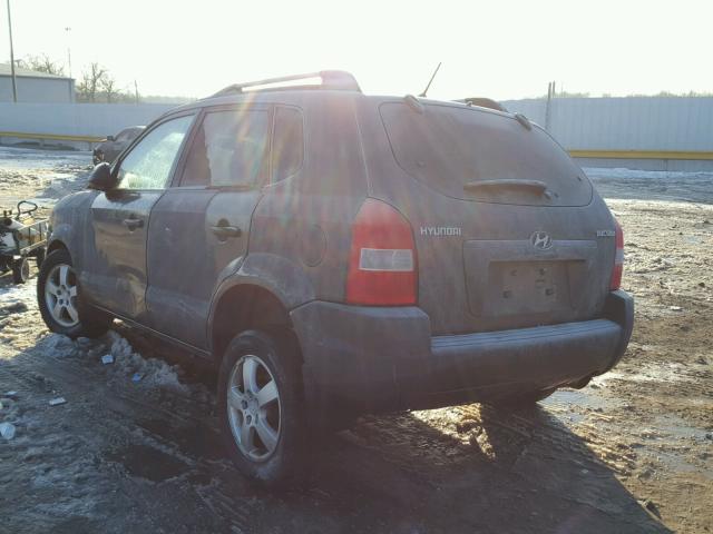 KM8JM12B77U558116 - 2007 HYUNDAI TUCSON GLS GRAY photo 3