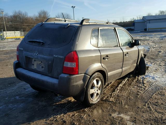 KM8JM12B77U558116 - 2007 HYUNDAI TUCSON GLS GRAY photo 4