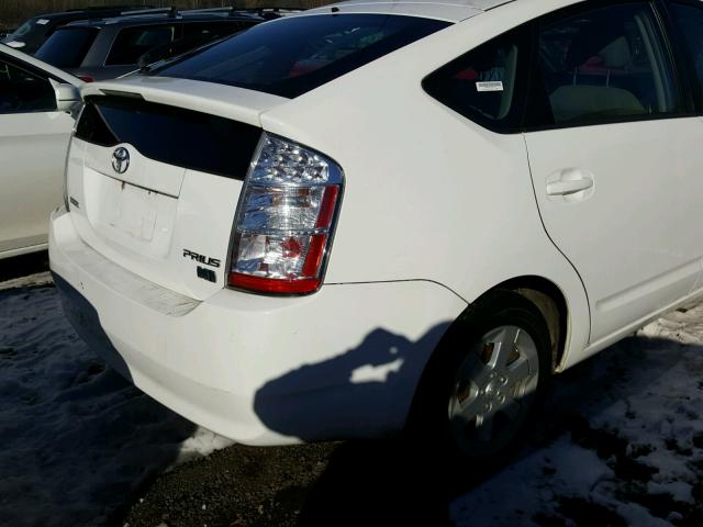 JTDKB20U197878011 - 2009 TOYOTA PRIUS WHITE photo 9