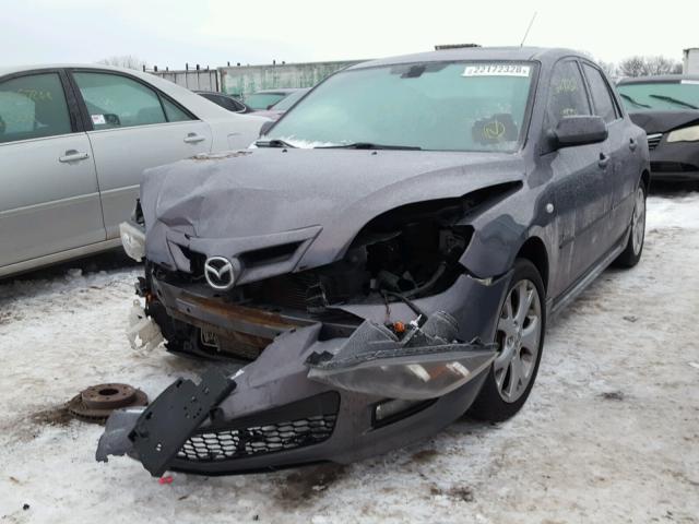 JM1BK343771628716 - 2007 MAZDA 3 HATCHBAC GRAY photo 2