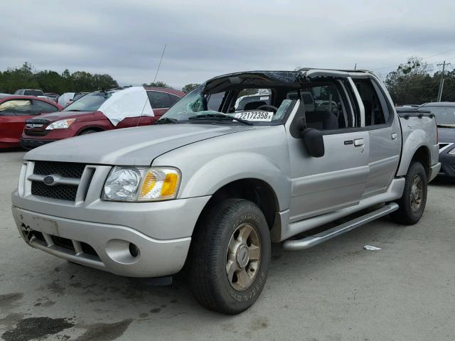 1FMZU67K55UB65009 - 2005 FORD EXPLORER S SILVER photo 2