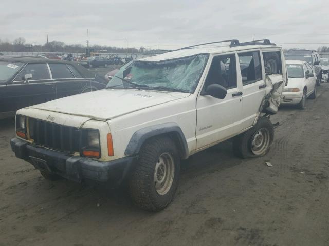 1J4FN28SXYL551571 - 2000 JEEP CHEROKEE S WHITE photo 2