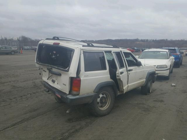 1J4FN28SXYL551571 - 2000 JEEP CHEROKEE S WHITE photo 4