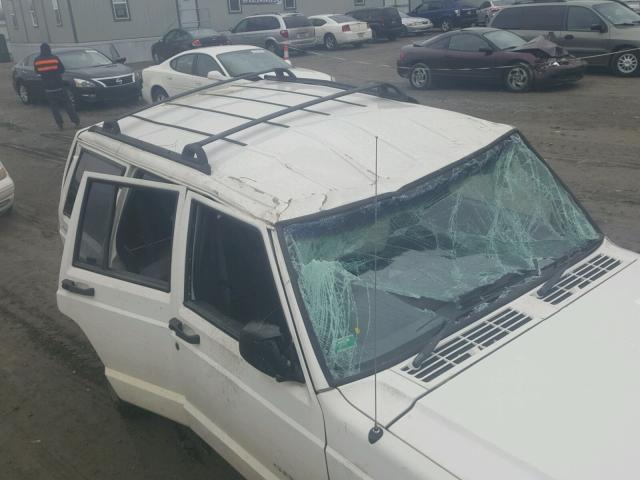 1J4FN28SXYL551571 - 2000 JEEP CHEROKEE S WHITE photo 9