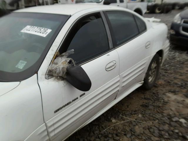 1G2NF52T71M607939 - 2001 PONTIAC GRAND AM S 白色 照片 9