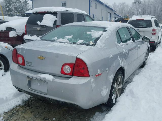 1G1ZC5E1XBF350841 - 2011 CHEVROLET MALIBU 1LT SILVER photo 4