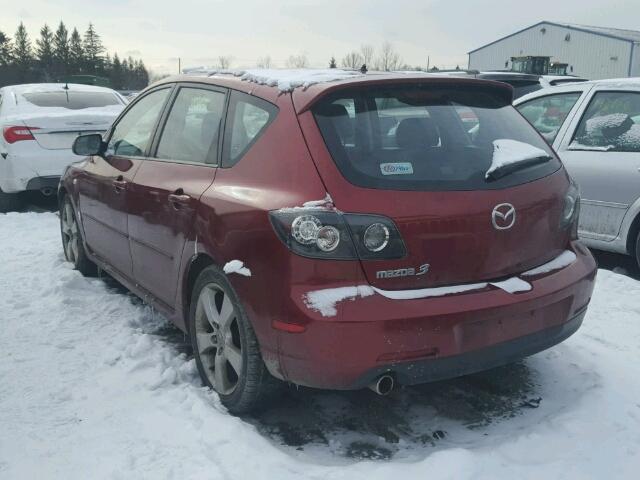 JM1BK143561485994 - 2006 MAZDA 3 HATCHBAC RED photo 3