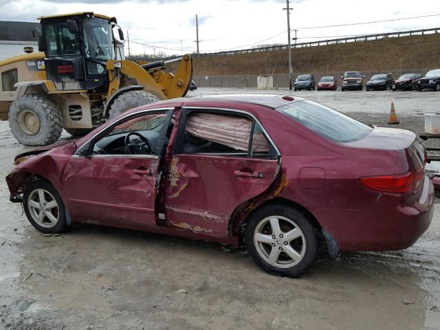 1HGCM56845A130992 - 2005 HONDA ACCORD EX RED photo 9