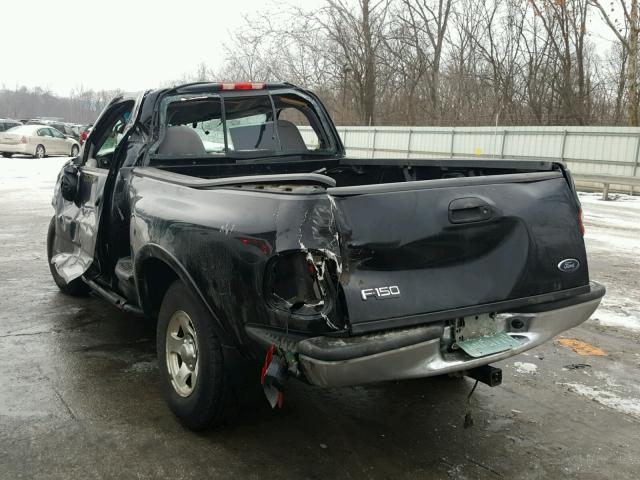 1FTRF08L43KC83354 - 2003 FORD F150 BLACK photo 3