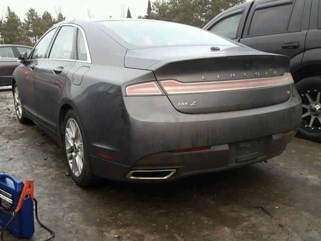 3LN6L2GK1FR608618 - 2015 LINCOLN MKZ 灰色 照片 3