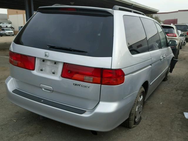 2HKRL18681H593768 - 2001 HONDA ODYSSEY EX SILVER photo 4