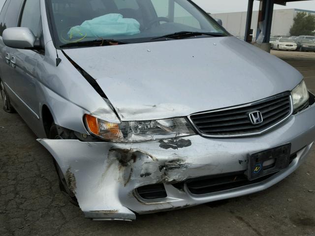 2HKRL18681H593768 - 2001 HONDA ODYSSEY EX SILVER photo 9