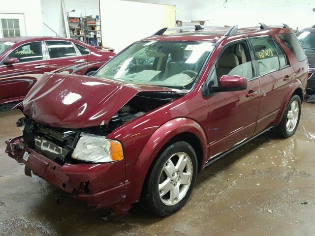 1FMDK03187GA26634 - 2007 FORD FREESTYLE MAROON photo 2