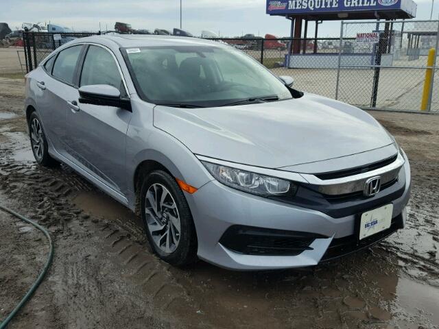 19XFC2F74HE054888 - 2017 HONDA CIVIC EX ვერცხლისფერი ფოტო 1