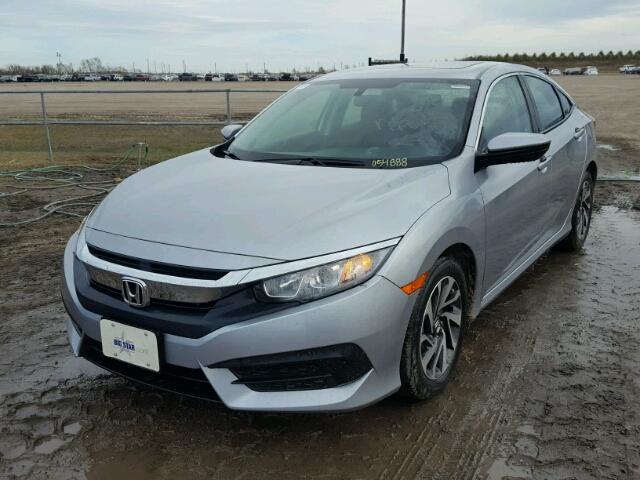 19XFC2F74HE054888 - 2017 HONDA CIVIC EX ვერცხლისფერი ფოტო 2