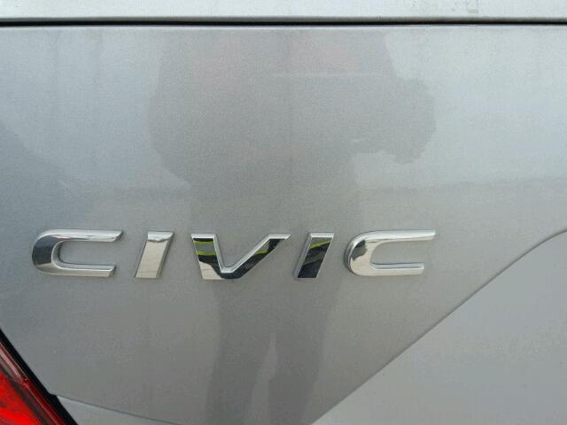 19XFC2F74HE054888 - 2017 HONDA CIVIC EX ვერცხლისფერი ფოტო 9