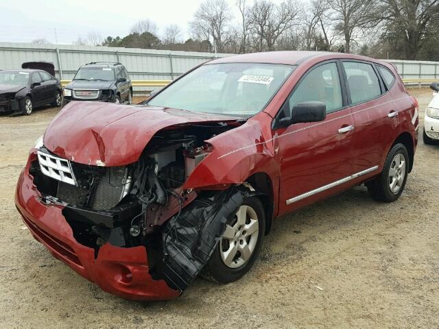 JN8AS5MT1DW519386 - 2013 NISSAN ROGUE S RED photo 2