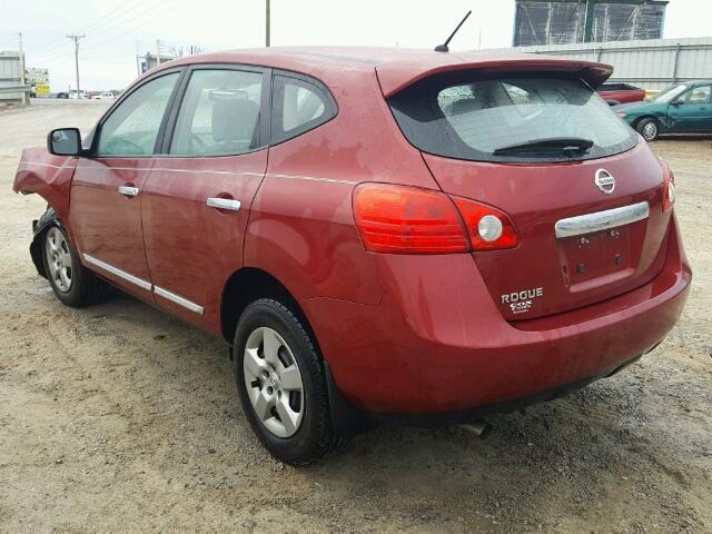 JN8AS5MT1DW519386 - 2013 NISSAN ROGUE S RED photo 3