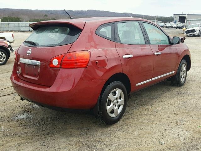 JN8AS5MT1DW519386 - 2013 NISSAN ROGUE S RED photo 4