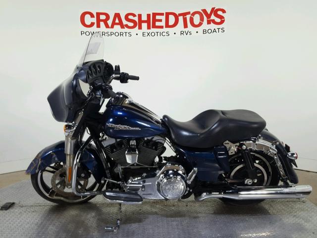 1HD1KBM12EB701257 - 2014 HARLEY-DAVIDSON FLHX STREE BLUE photo 5