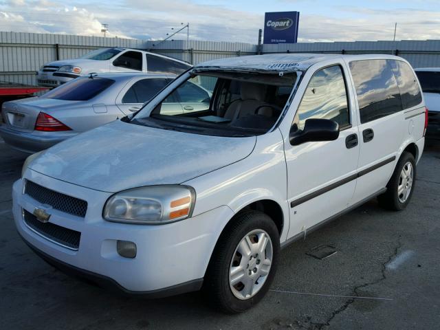 1GNDU23137D150457 - 2007 CHEVROLET UPLANDER L WHITE photo 2