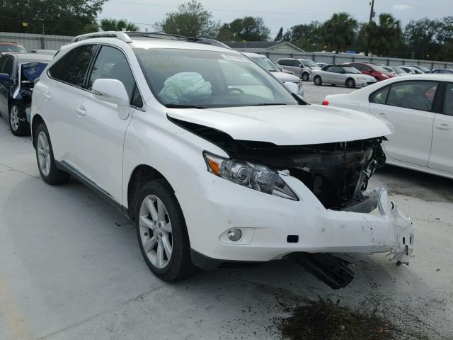 2T2ZK1BA9CC075086 - 2012 LEXUS RX 350 WHITE photo 1