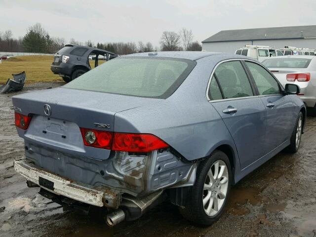 JH4CL96878C013424 - 2008 ACURA TSX BLUE photo 4
