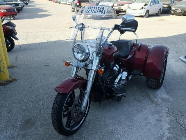 1HD1MCC14HB860951 - 2017 HARLEY-DAVIDSON FLRT FREE MAROON photo 2