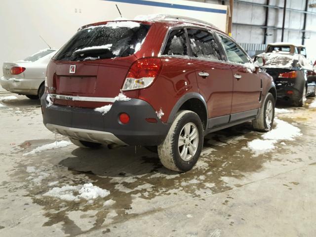 3GSCL33P08S668274 - 2008 SATURN VUE XE RED photo 4