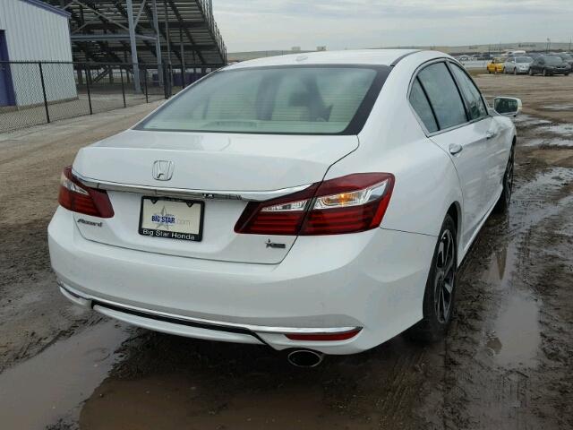 1HGCR2F94HA147627 - 2017 HONDA ACCORD EXL WHITE photo 4