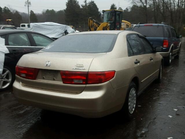 1HGCM56195A146415 - 2005 HONDA ACCORD DX GOLD photo 4