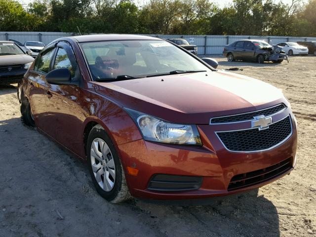 1G1PA5SH9D7208413 - 2013 CHEVROLET CRUZE LS ORANGE photo 1