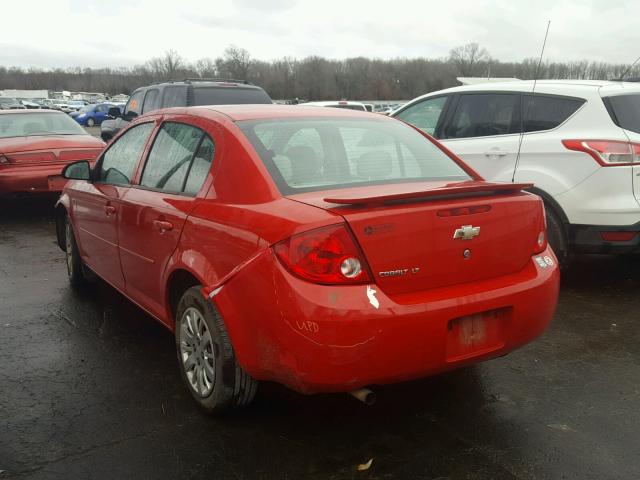 1G1AD5F50A7215243 - 2010 CHEVROLET COBALT 1LT RED photo 3