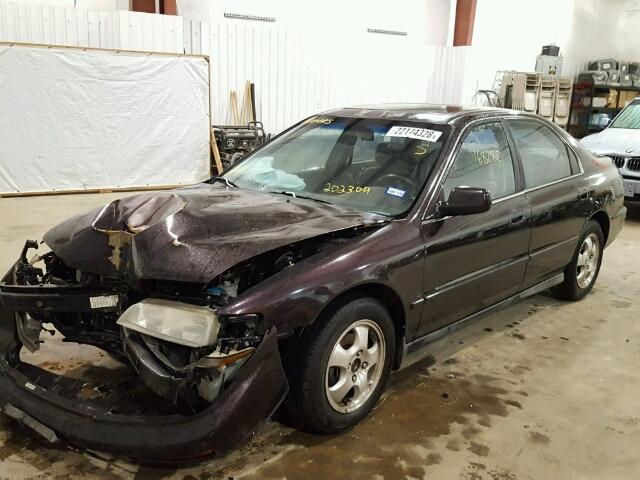 1HGCD5608VA202304 - 1997 HONDA ACCORD SE MAROON photo 2