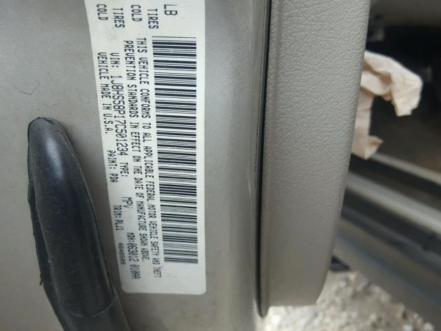 1J8HS58P17C501234 - 2007 JEEP GRAND CHER SILVER photo 10