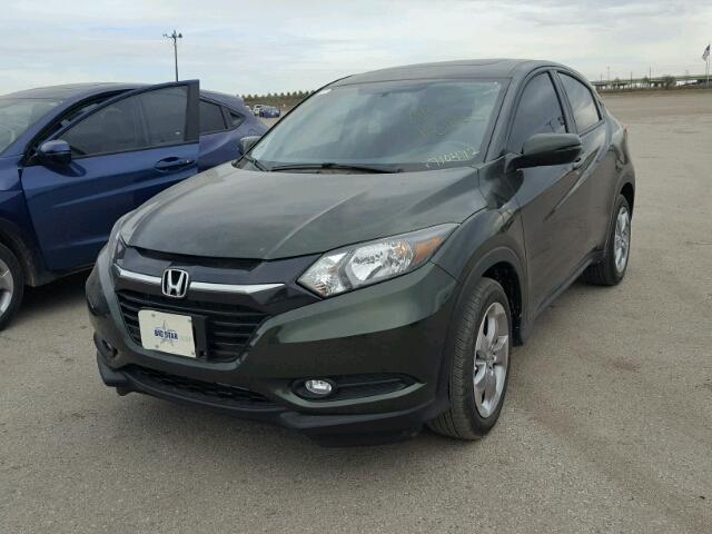 3CZRU5G5XHM710472 - 2017 HONDA HR-V EX GREEN photo 2