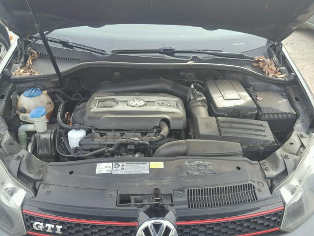 WVWHV7AJ8BW189985 - 2011 VOLKSWAGEN GTI CHARCOAL photo 7