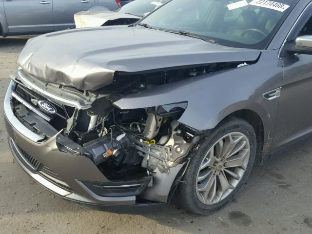 1FAHP2F80EG106427 - 2014 FORD TAURUS LIM GRAY photo 9