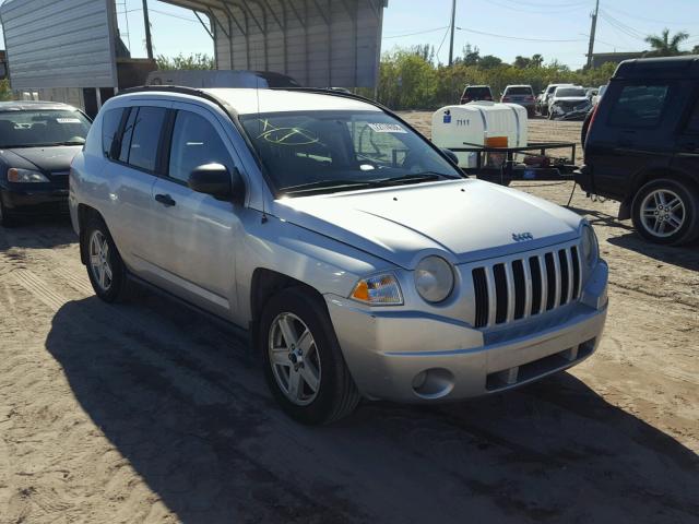 1J8FT470X7D261212 - 2007 JEEP COMPASS SILVER photo 1